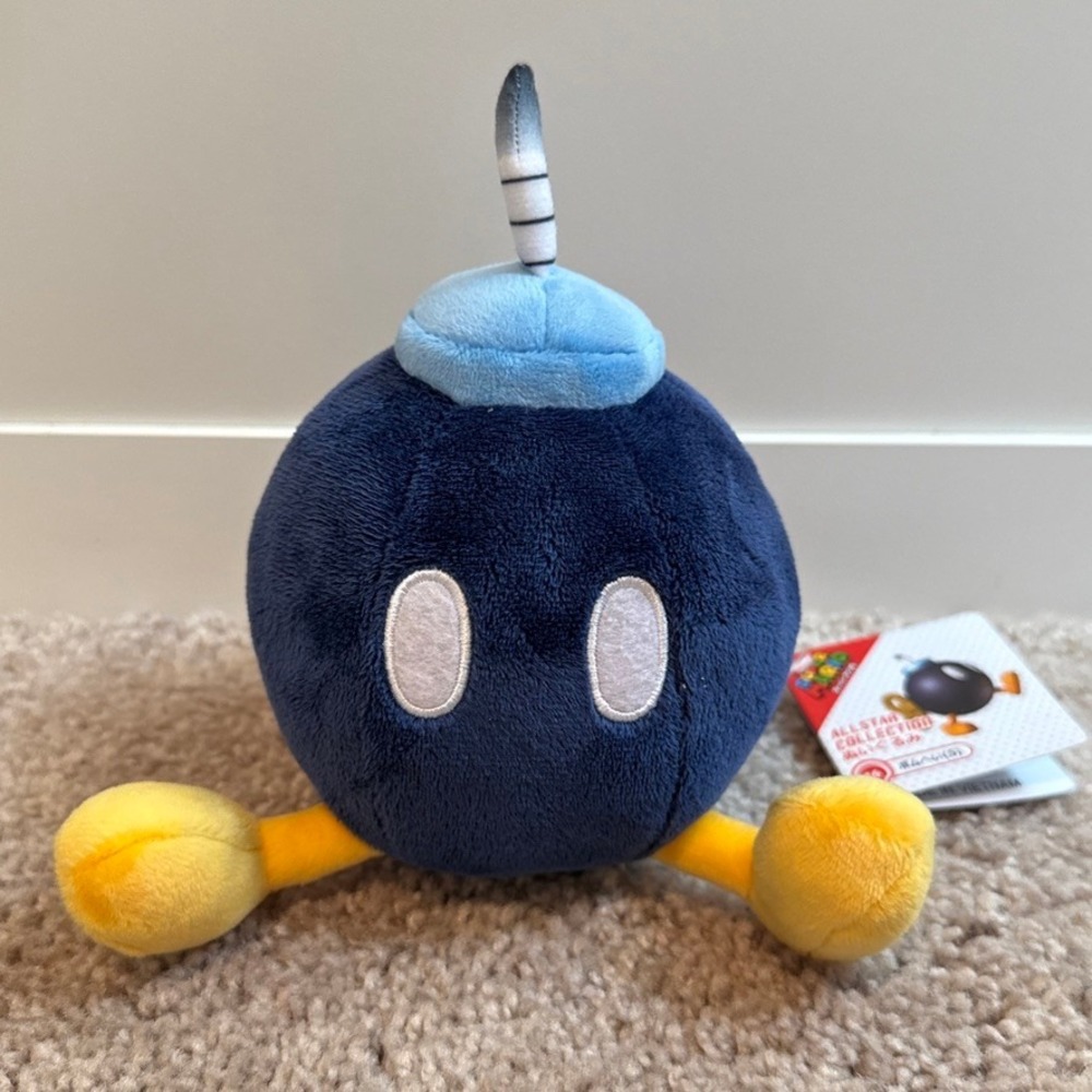 Nintendo Super Mario Bros Bob-Omb Plush JAPANESE VERSION All Star Collection 6"